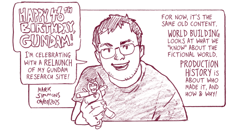 Happy 46th Birthday, Gundam!
